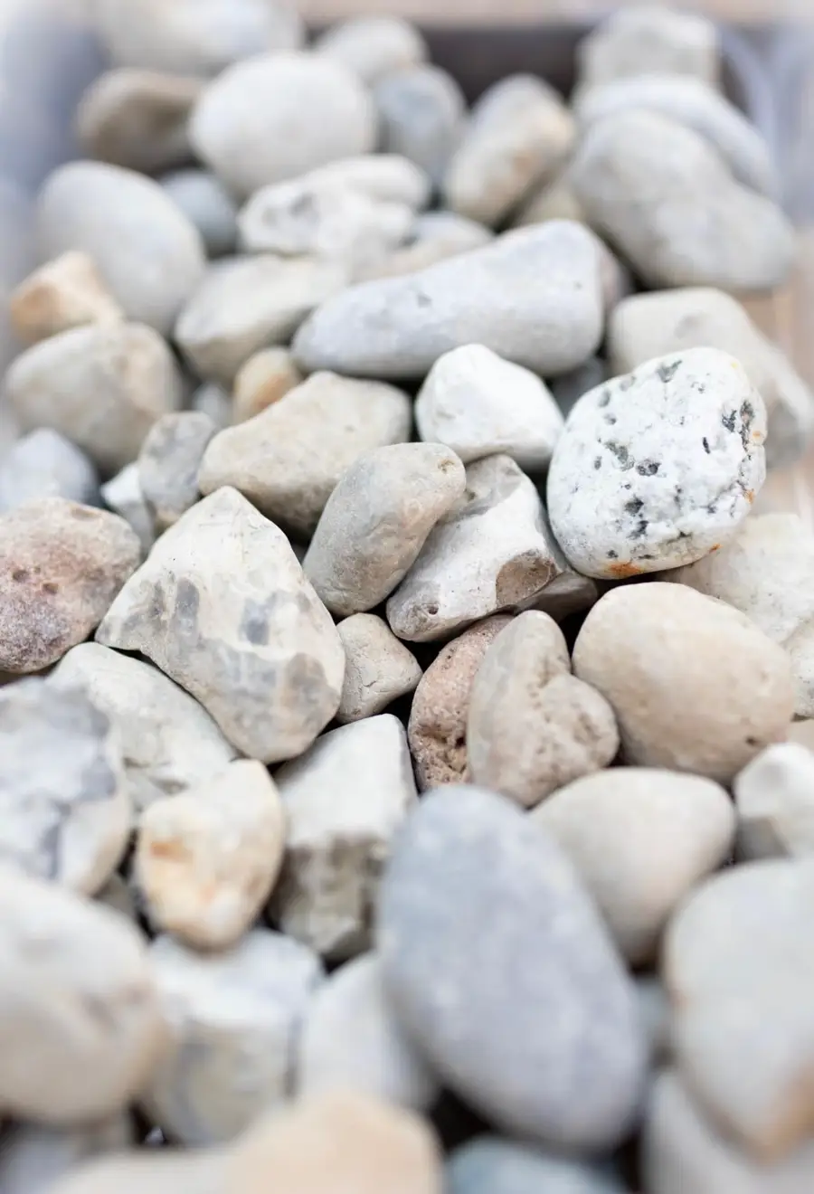 River rock and gravel